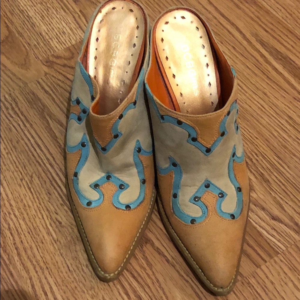 BCBG Backless boots